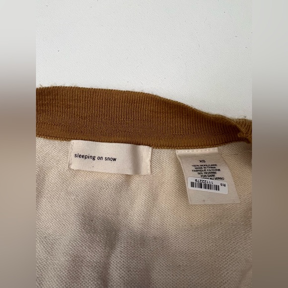 ANTHROPOLOGIE SLEEPING ON SNOW CARDIGAN SIZE XS - Picture 5 of 6